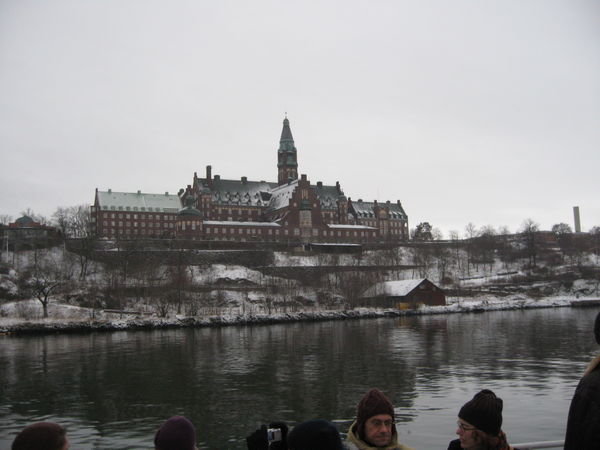 Stockholm from the water on our cruise