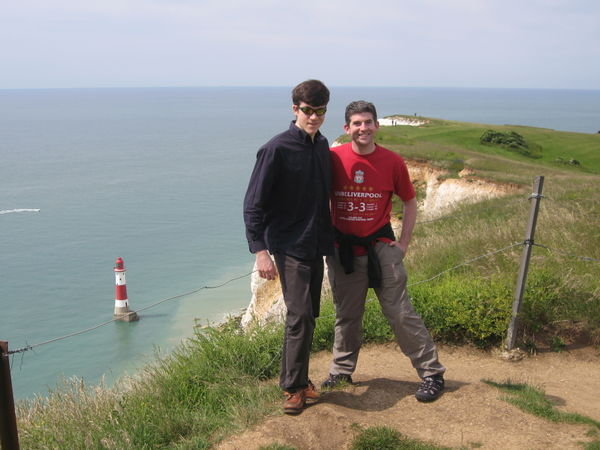 Richard and Mark on the south coast