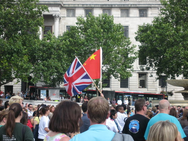 China and UK come together at 2012 party at trafalgar square