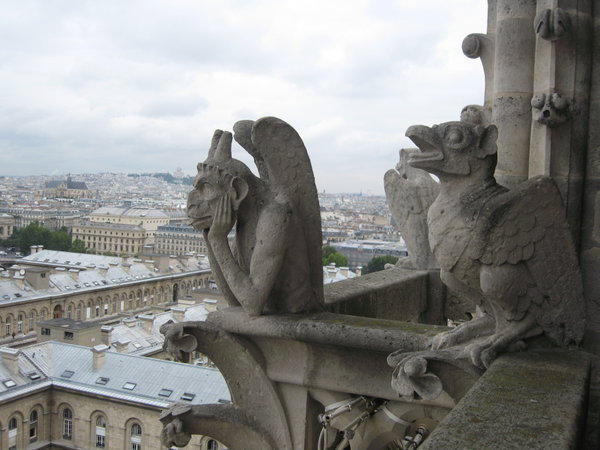Gargoyles on Notre Dame