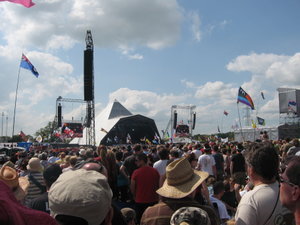 The pyramid stage