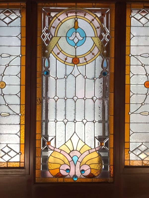 Stained glass palace window 