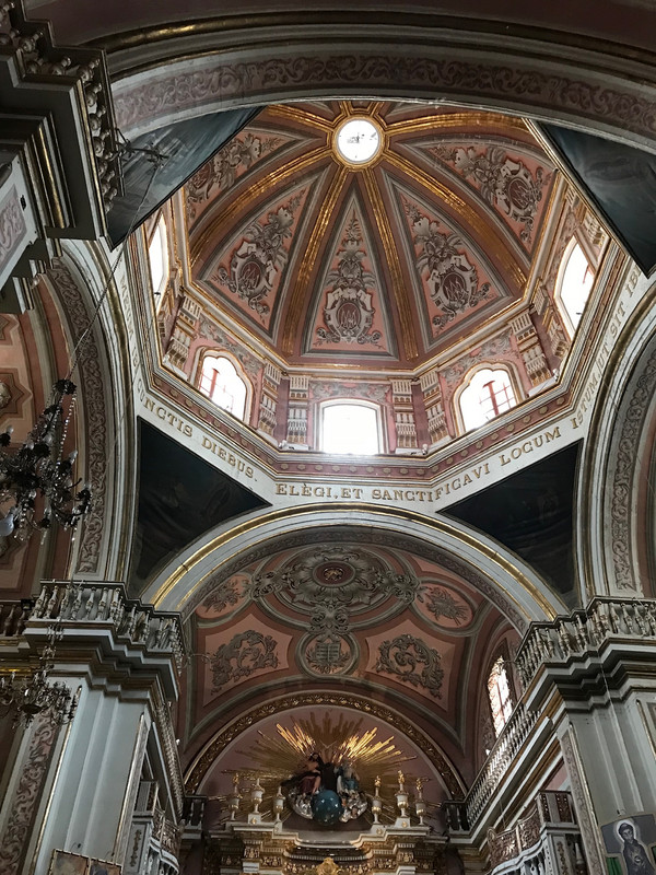 Inside the dome