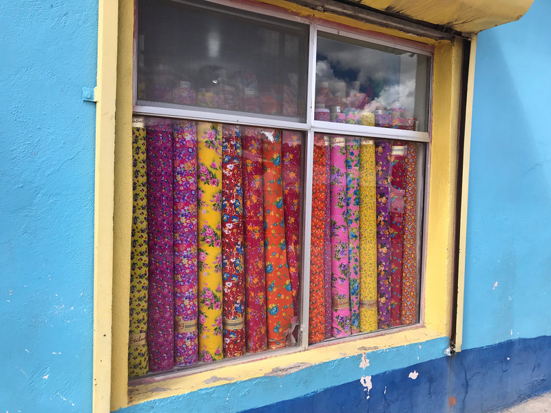 Indian fabric shop
