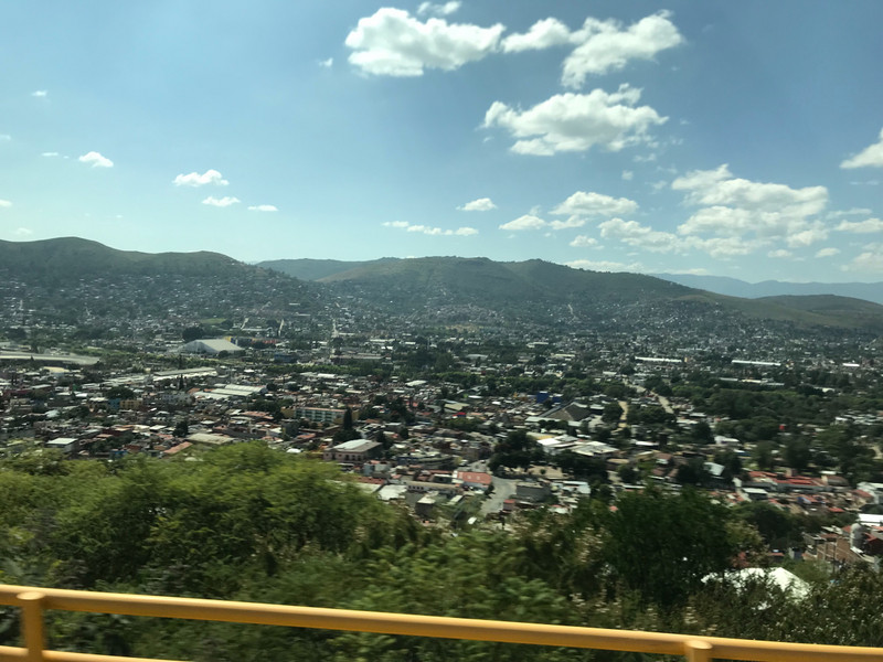Arriving at Oaxaca City