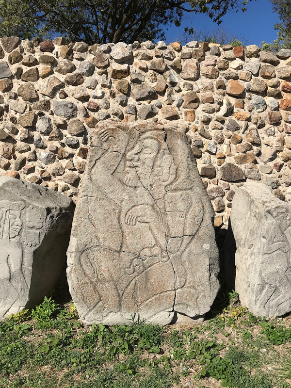 Olmec prisoner of war stone carving
