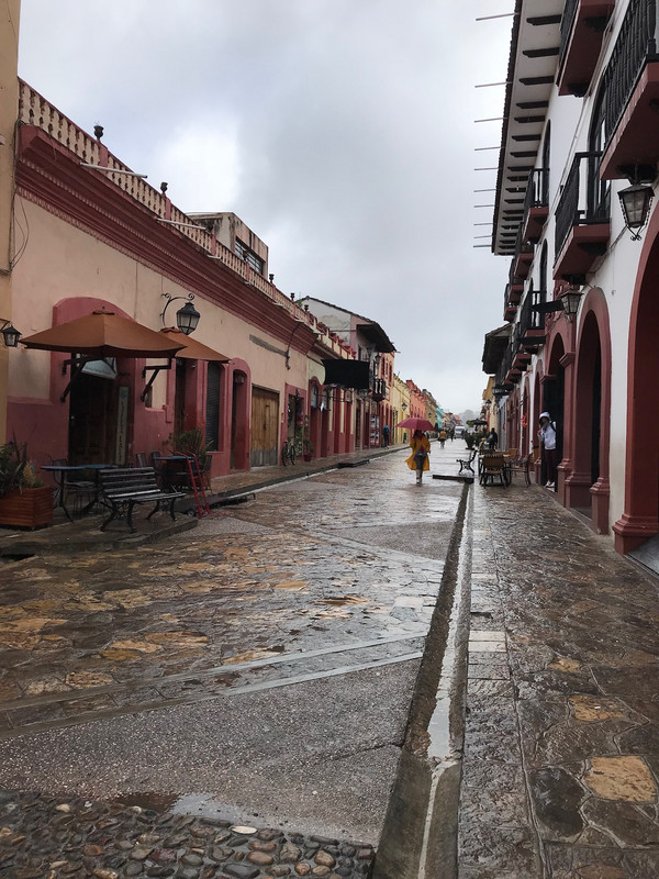 Street in rain 