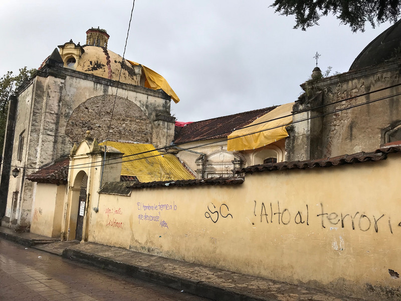 Ex convento with graffiti! 