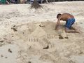Mexican sand castle 