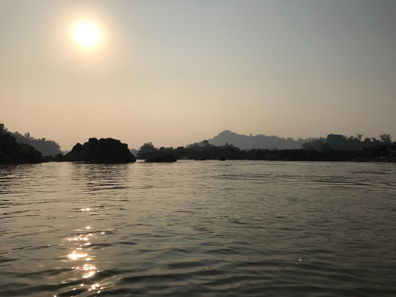 Sunrise at Laos/Cambodia border 