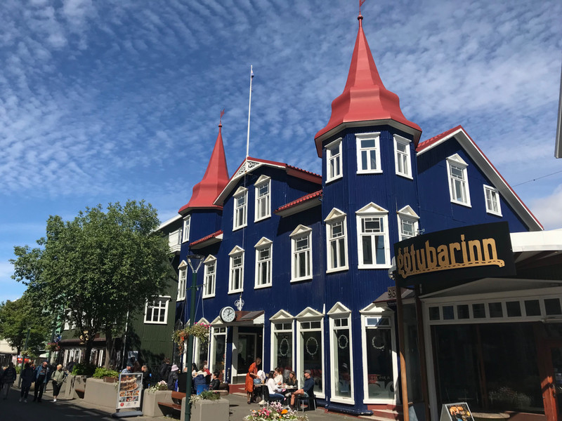 Akureyri shopping street 