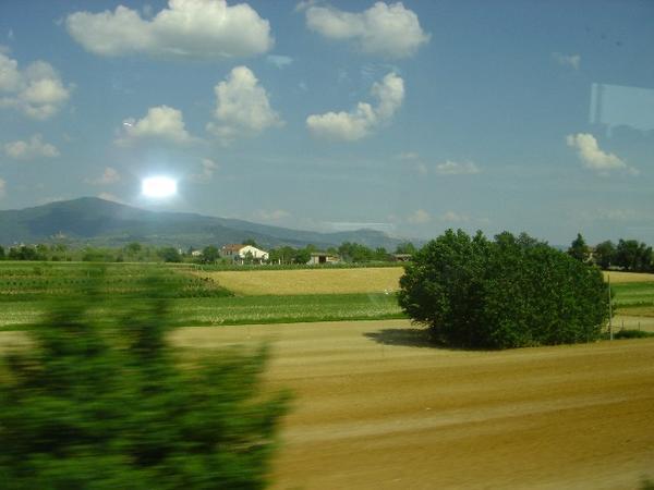 Out the Window of the Train