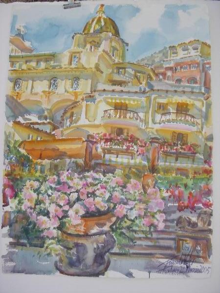 The Watercolor of Positano