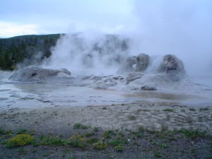 upper geyser basin grotto geyser
