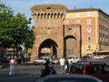 The medieval city gate