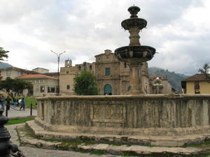Fountain and Cathedral