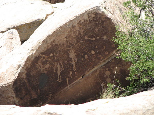 Petroglyphs at the Pueblo