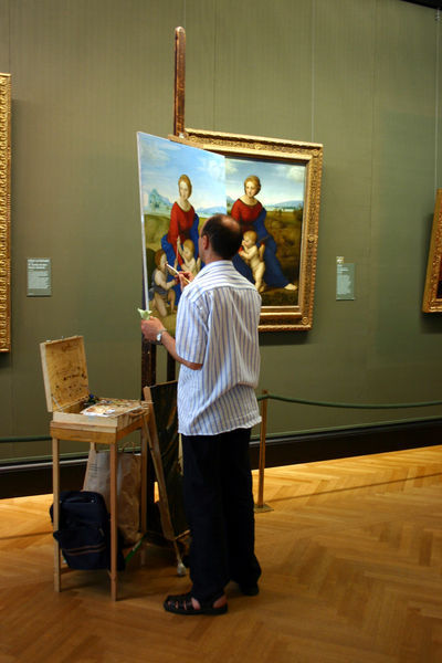 Artist at KHM Museum