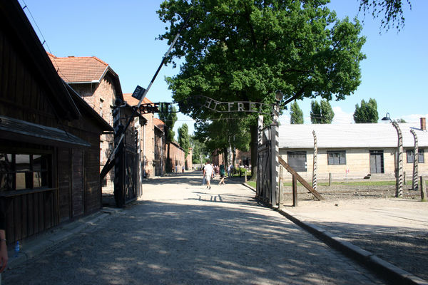 Front Gate At Auschwitz I