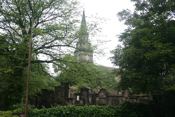 Cemetery near Edinburgh Castle
