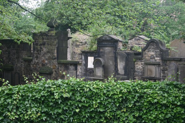 Cemetery near Edinburgh Castle