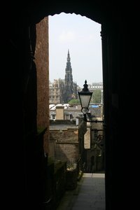 View from Advocate's Close on the Royal Mile