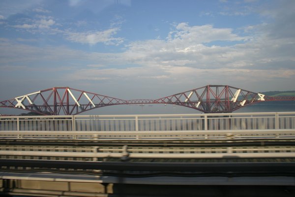 Bridge coming into Edinburgh