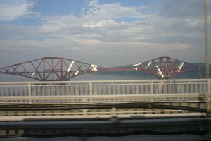 Bridge coming into Edinburgh