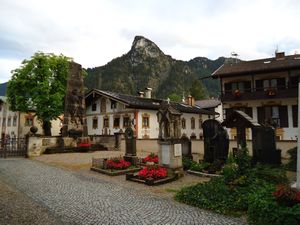 Cemetery at Oberammergau Cathedral