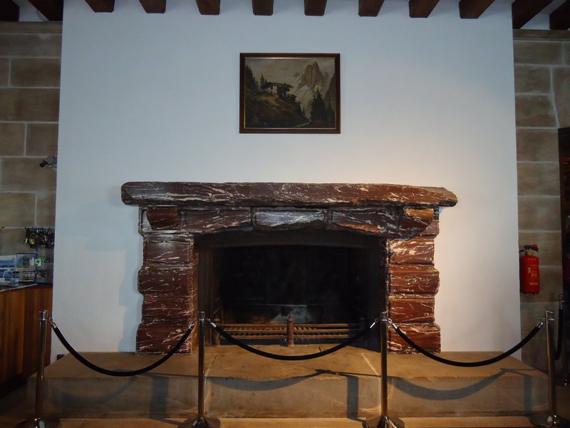 Original Fireplace at Kehlstein