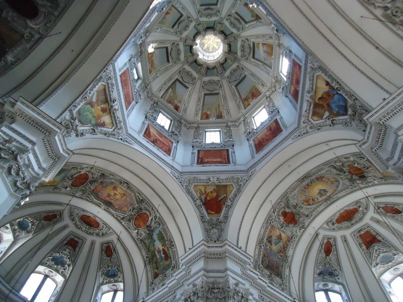 Inside Salzburg Cathedral