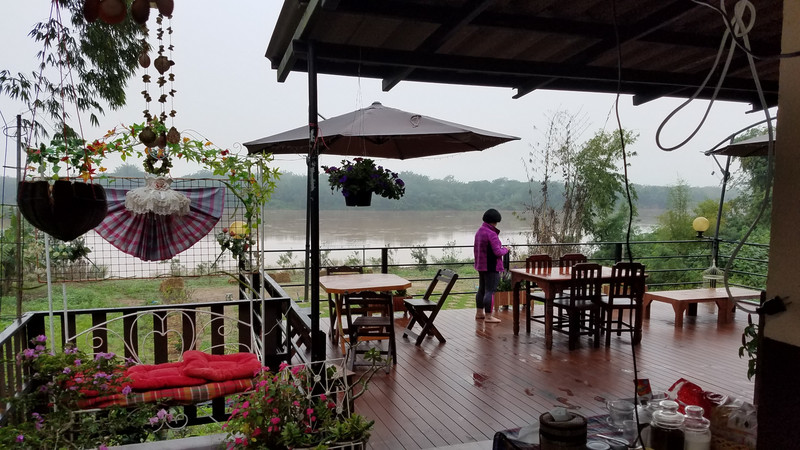 View from Homestay in Tha Khan Tong Village of Chiang Saen District of Chiang Rai