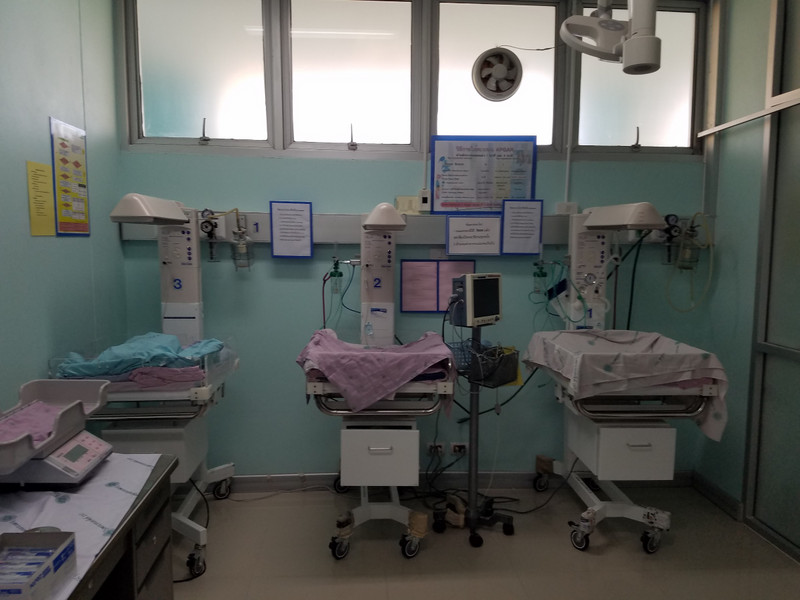 Newborn Resus Area at NKP Hospital