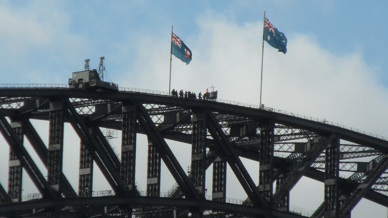 climbing the sydney harbour bridge