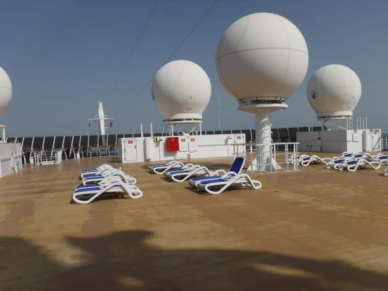 highest point on the ship - communication and navigation