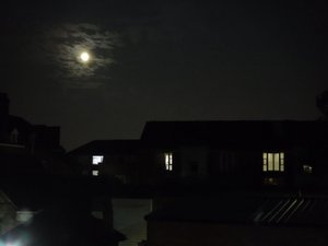 full moon from my window