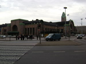 The Train Station in Helsinki