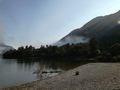 Lake Alabaster as cloud burned off