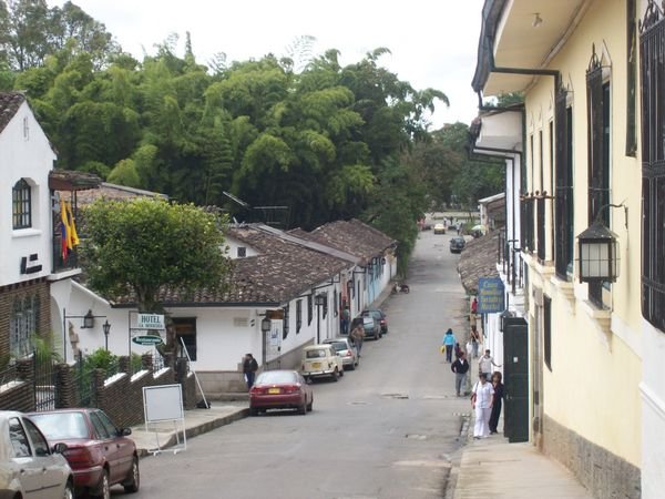 Popayán, the cute street of my hostal