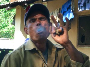 Local smoker - Chitwan
