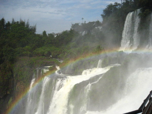 Rainbow over the falls