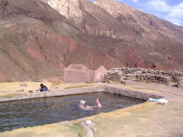 Hot springs at 4,300 mts Lovely