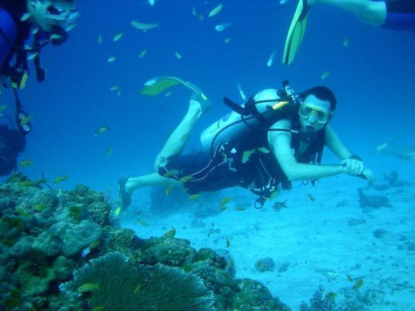 Me underwater!