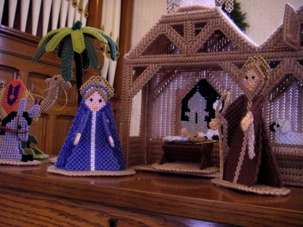 Needlepoint Nativity