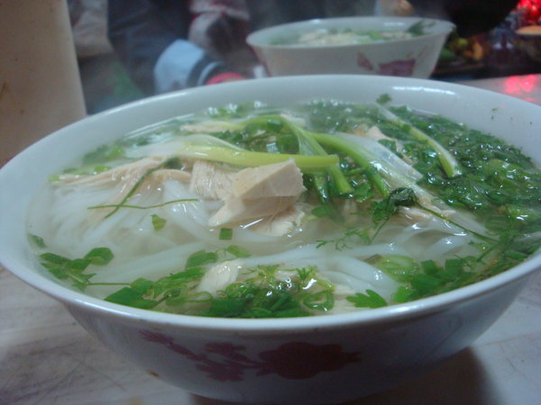 Piping hot bowl of Pho for breakfast