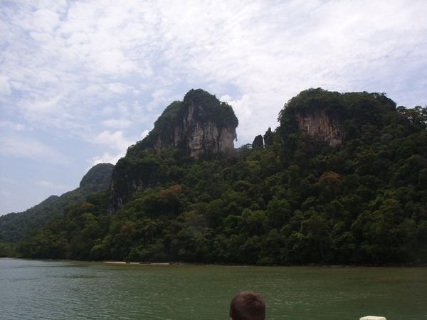 When you arrive or leave Dayang Bunting by boat this is the first view