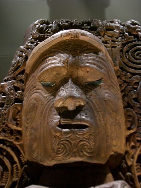 Maori woodcarving