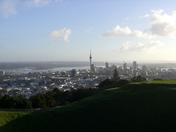 View of the city from Mt Eden