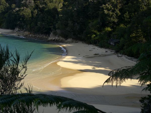 Secluded beach in Abel Tasman