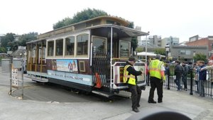 Turning the Cable Car
